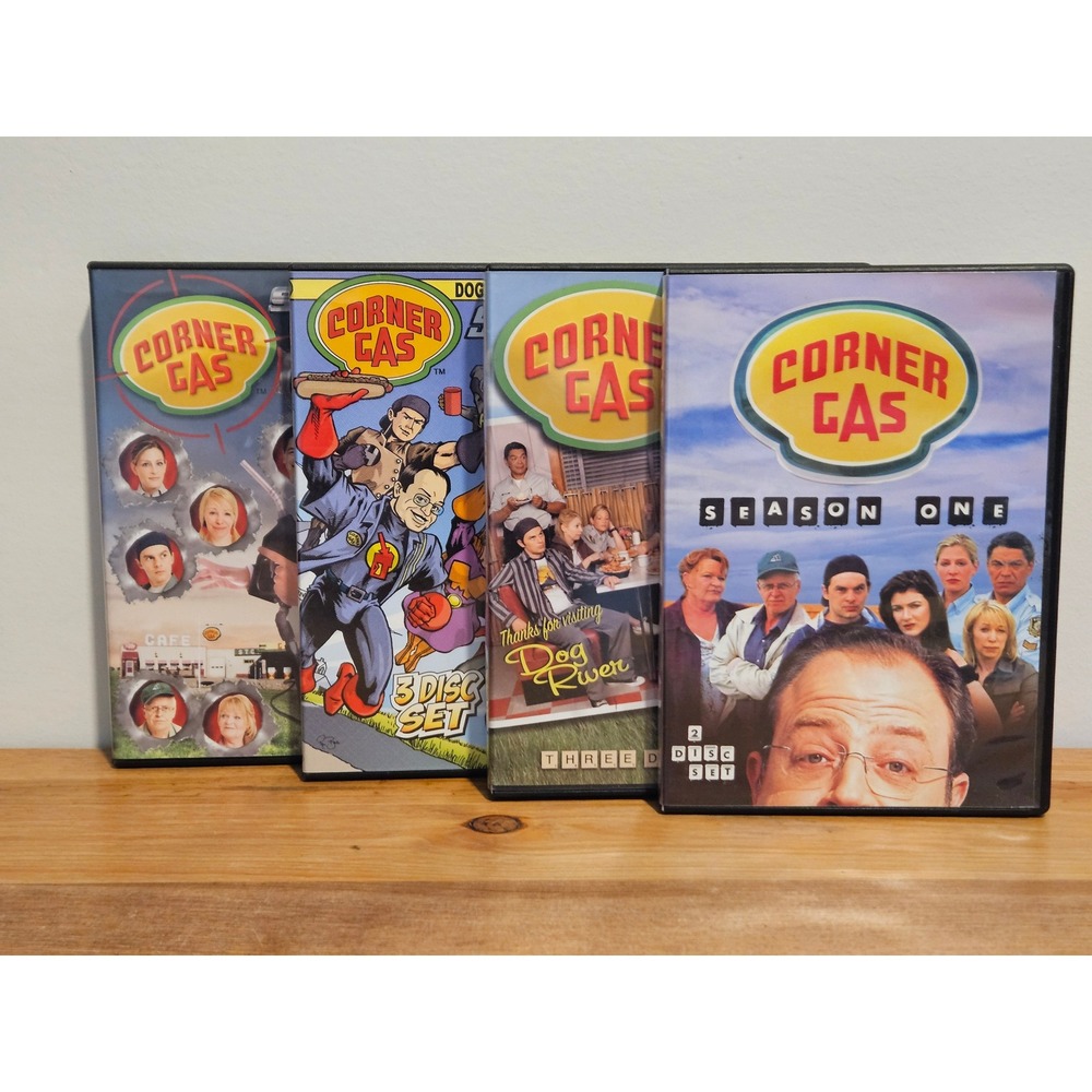 Corner Gas Seasons 1 2 3 4 DVD Set Canadian Sitcom Brent Butt Dog River CTV